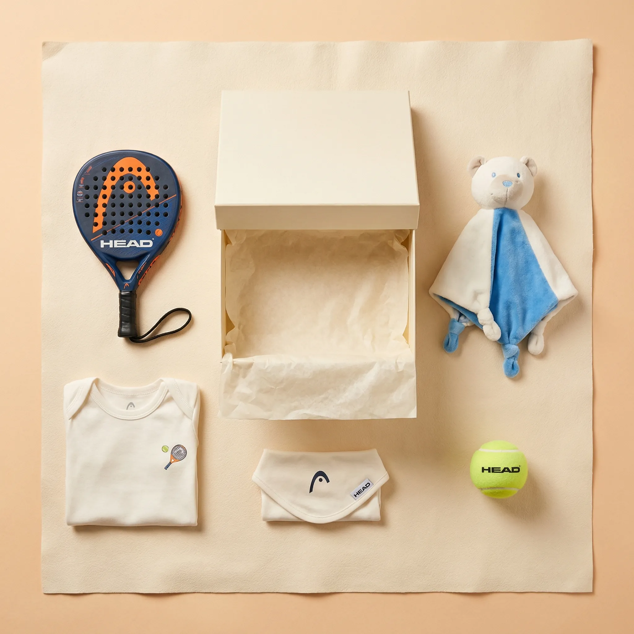 HEAD Baby Padel Pack premium gift set with mini racket