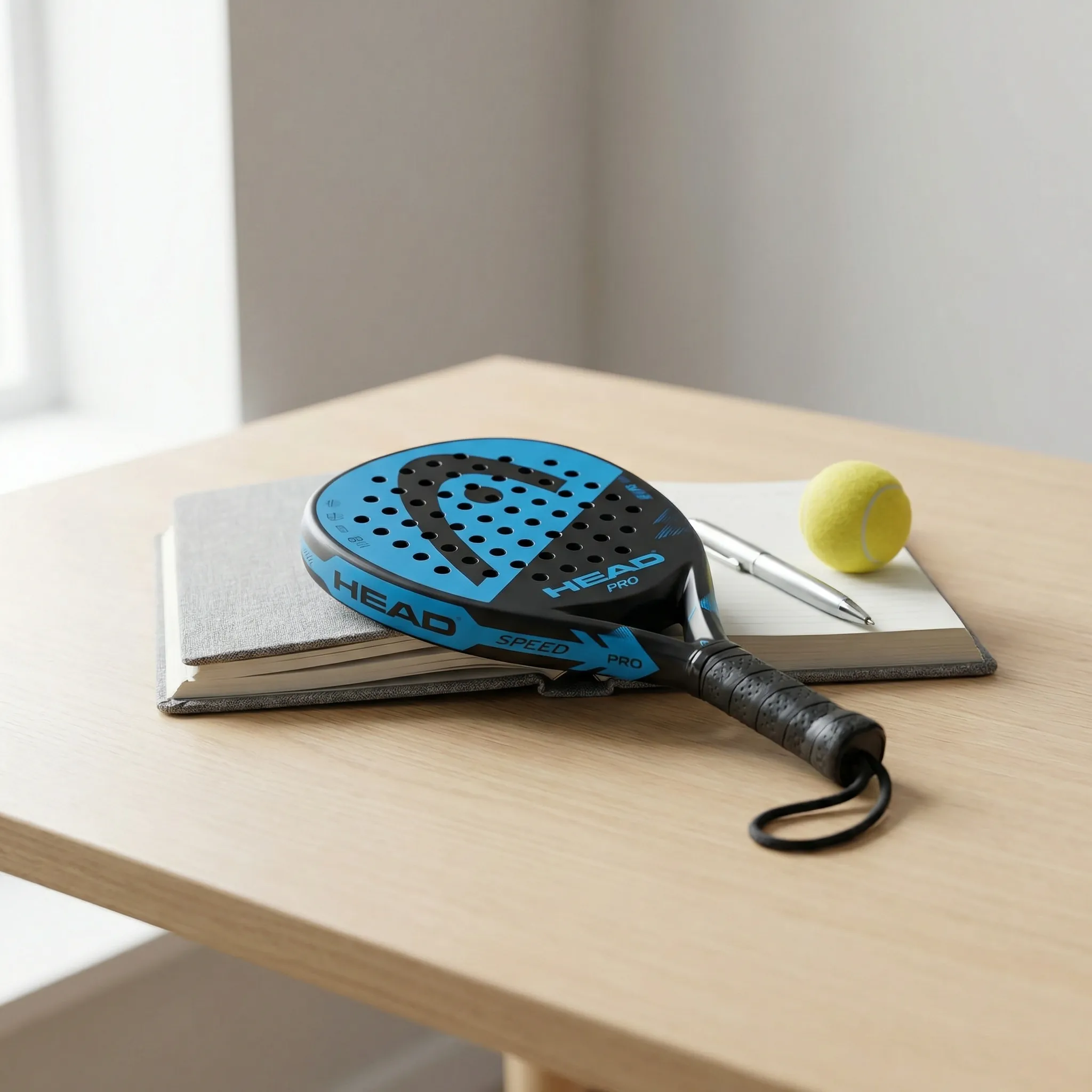 HEAD Mini Speed Pro padel racket replica in blue and black